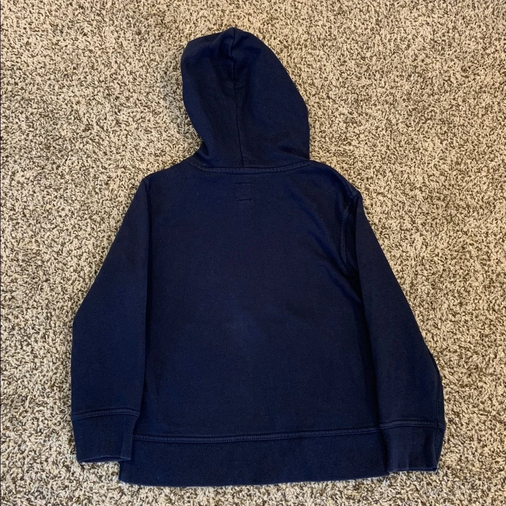 GAP Dark Blue Hoodie with Yellow Lettering 6-7